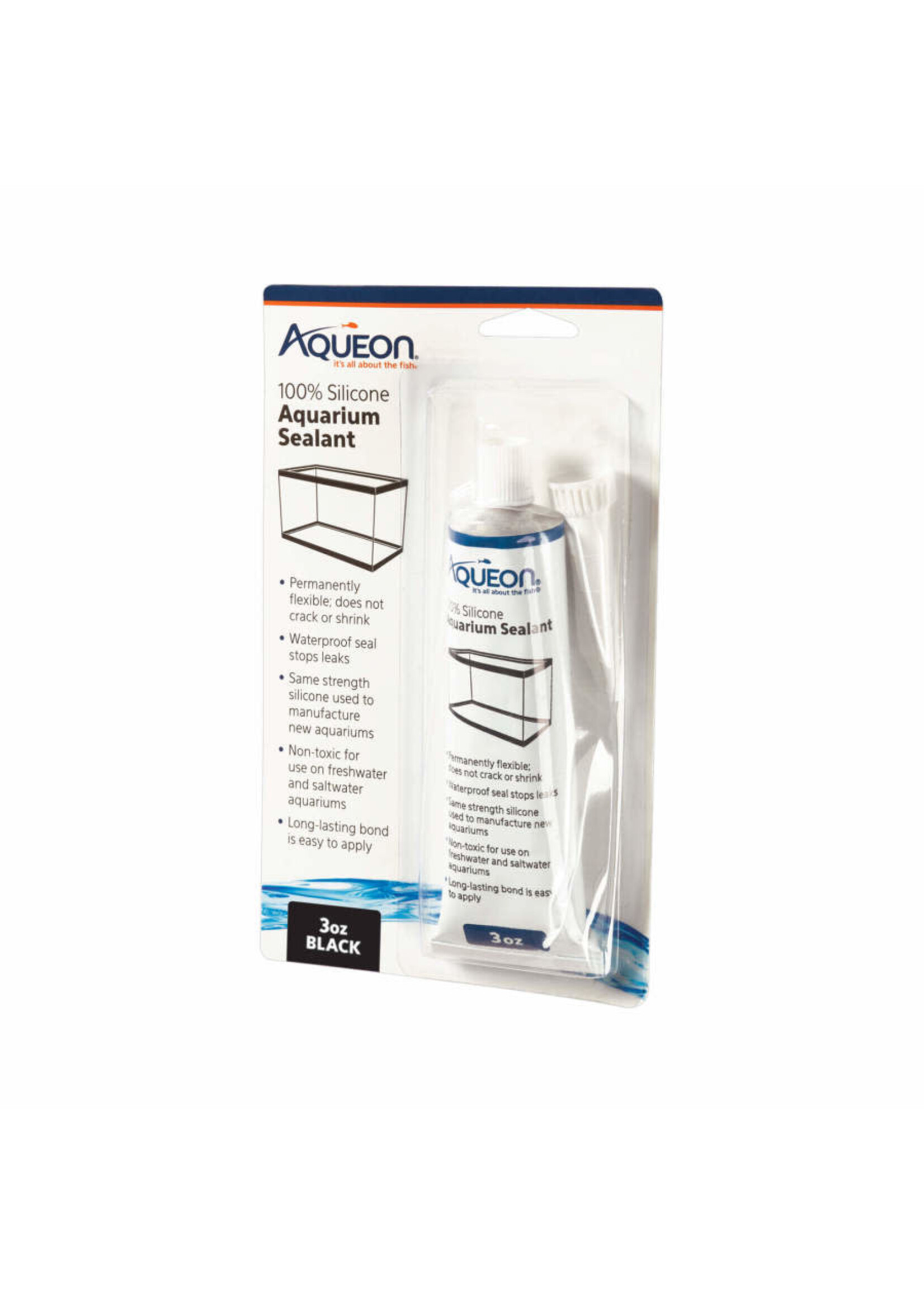 Aqueon SILICONE BLACK 3OZ