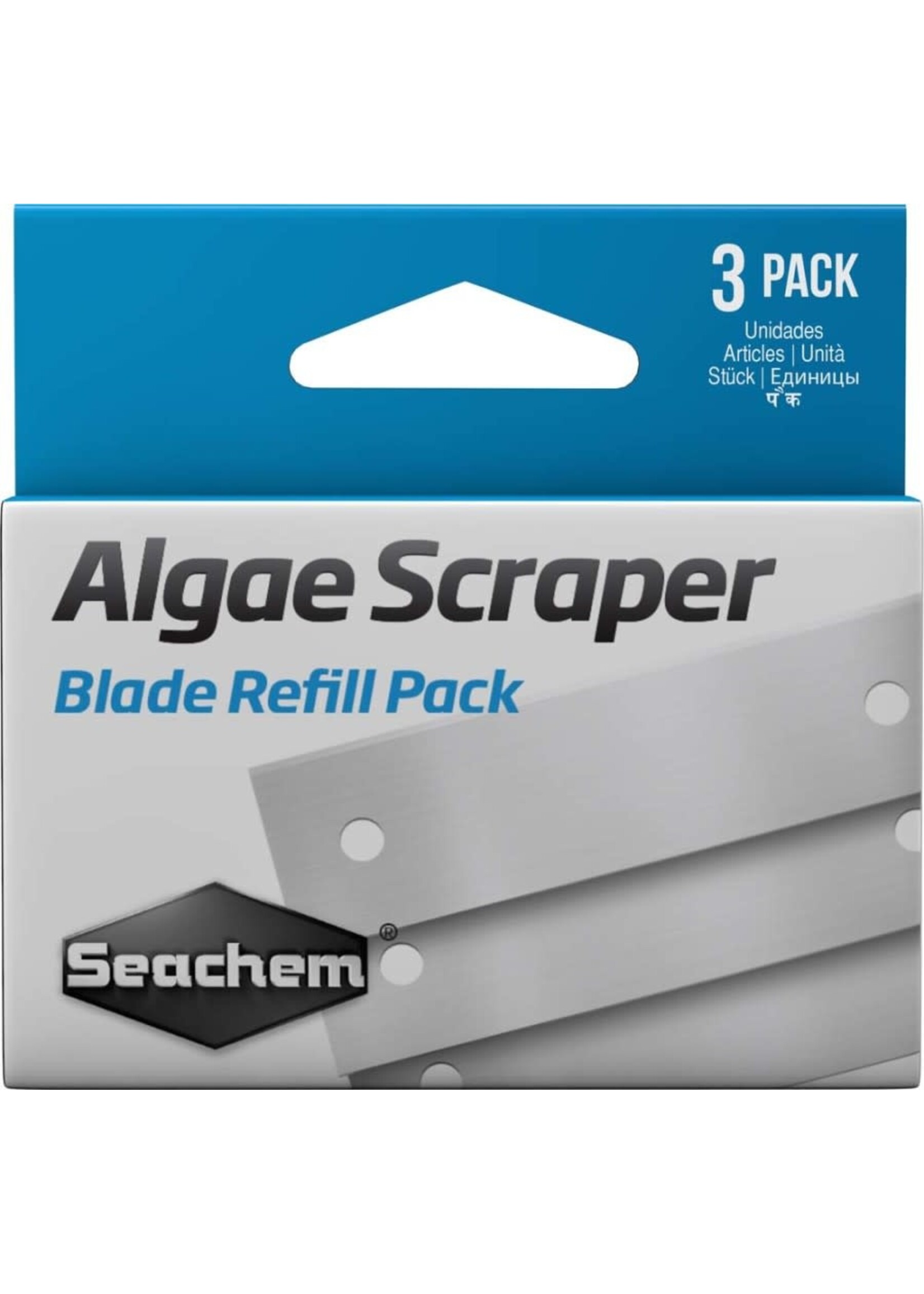 Seachem ALGAE SCRAPER BLADE BLADES 3 PK