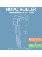 Innovative Marine AQUA GADGET NUVO ROLLER  MANUAL FLEECE AIO FILTER MIDSIZE & FULLSIZE