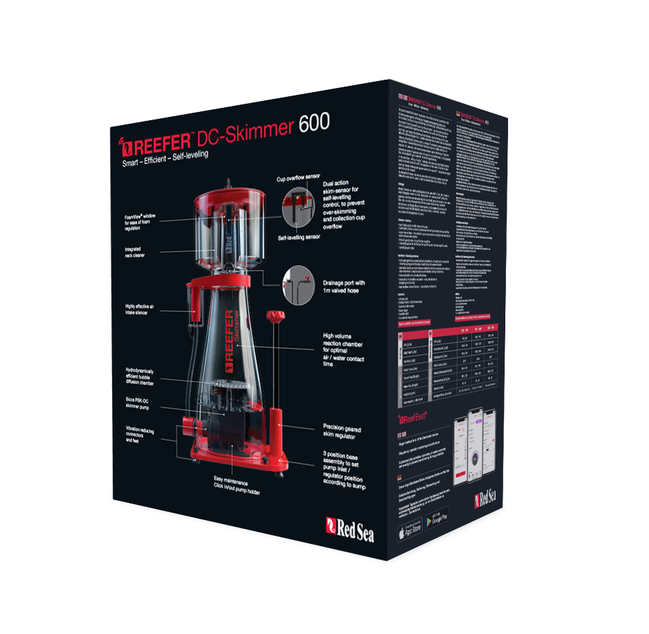 RedSea Reefer ReeferDCスキマー600/コントローラー付 Reefer DC 600 Protein Skimmer w/ Controller - Bulk Reef Supply