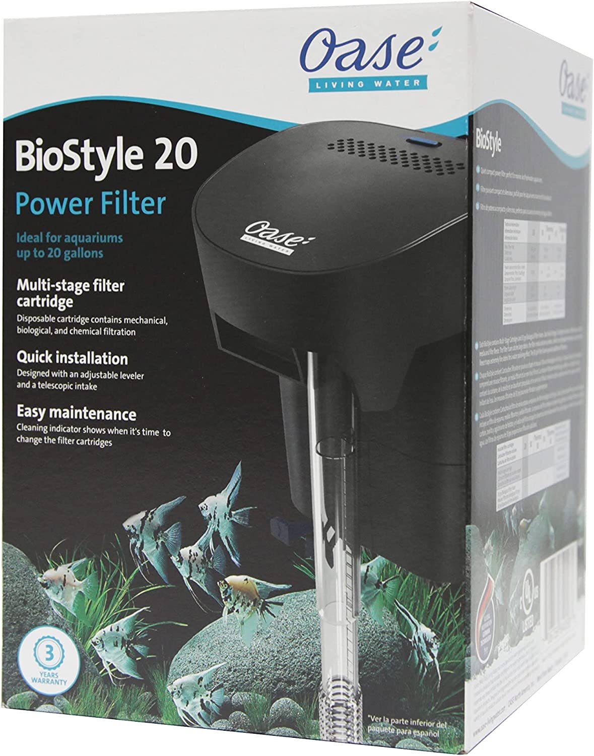 BIOSTYLE HANG ON BACK 20 FILTER GREY