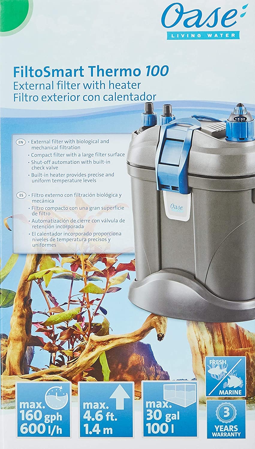 FILTOSMART THERMO 100 EXTERNAL CANISTER FILTER
