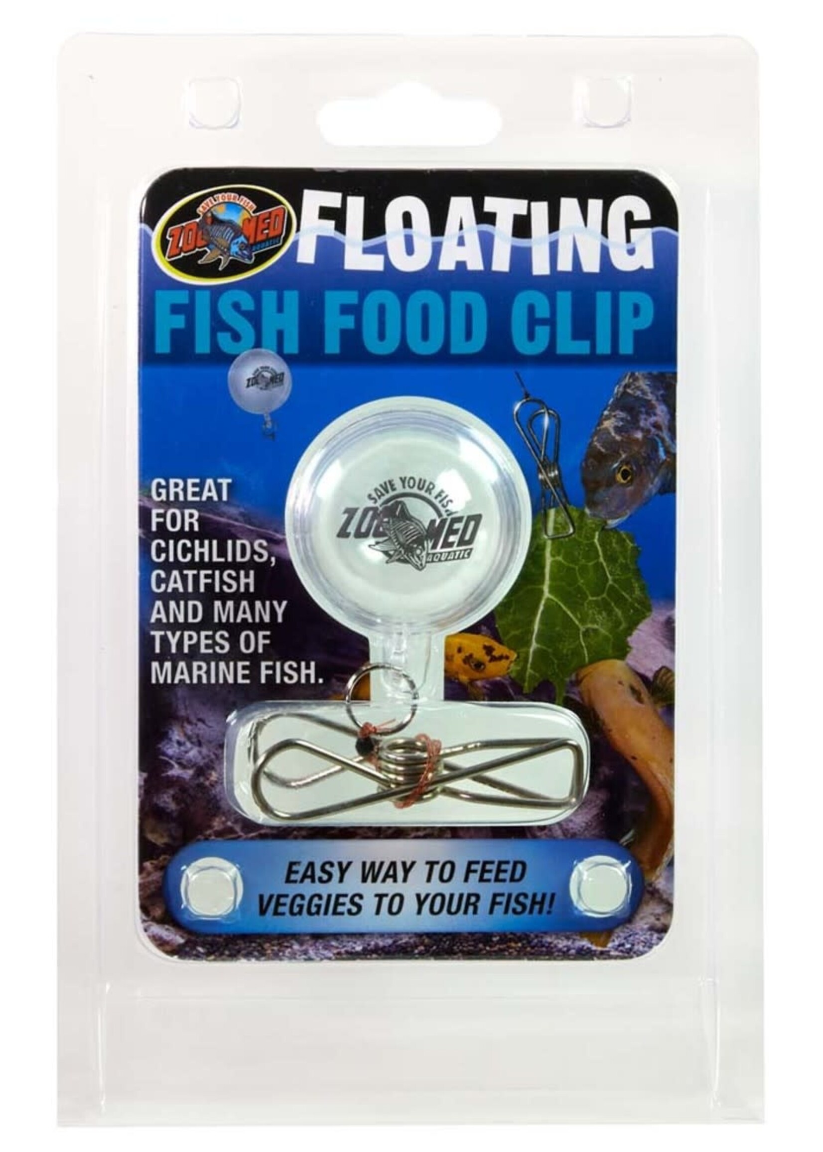 Zoo Med FLOATING FISH FOOD CLIP