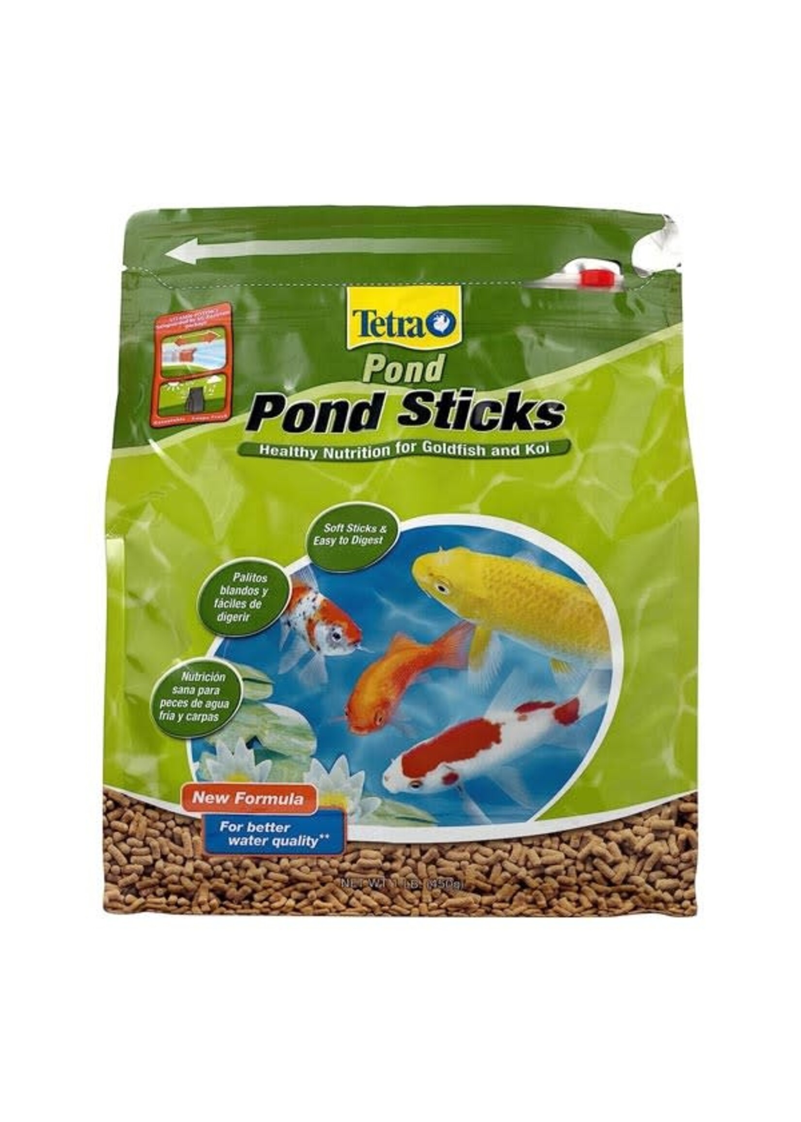 TETRA KOI FLOATING FOOD STICKS 1 LB - The Hidden Reef, Inc