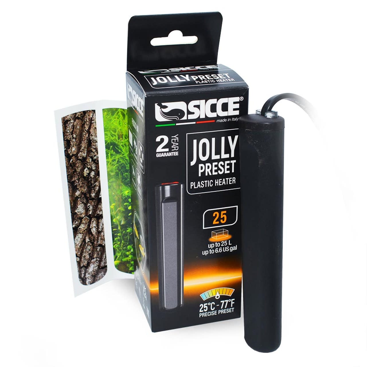 JOLLY PRESET SUBMERSIBLE PLASTIC HEATER 25 WATT