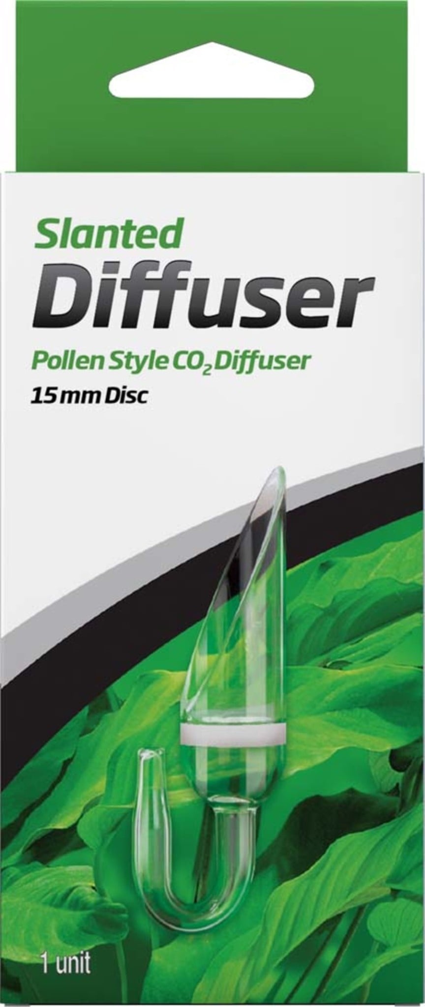 GLASS BUBBLE COUNTER DIFFUSER SLANTED 15 MM
