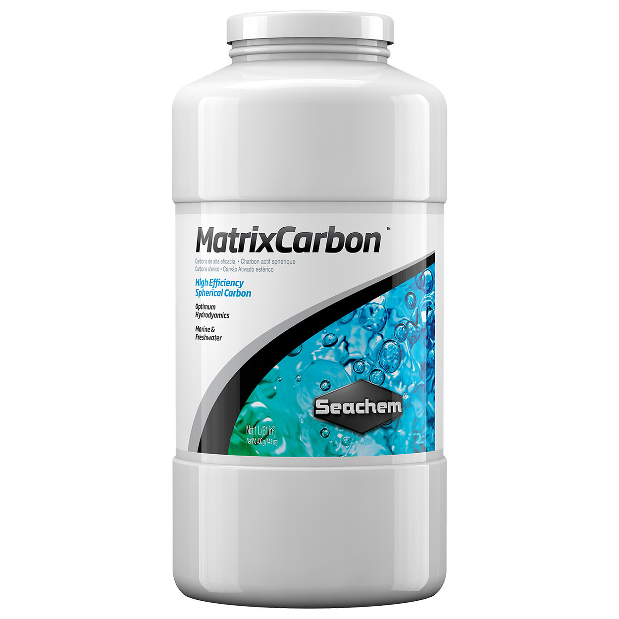 SEACHEM MATRIX CARBON 1000 ML - The Hidden Reef, Inc