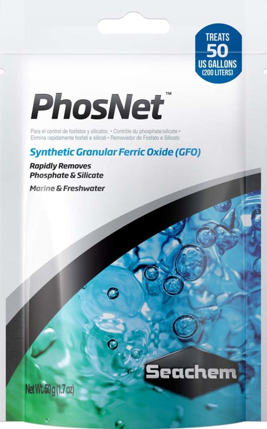 PHOSNET PHOSPHATE AND SILICATE REMOVER 50 GM