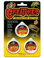 Zoo Med CREATURES FOOD JELLY CUP 3 PK