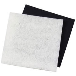 1 POLYESTER FILTER & 1 CARBON COATED FILTER
