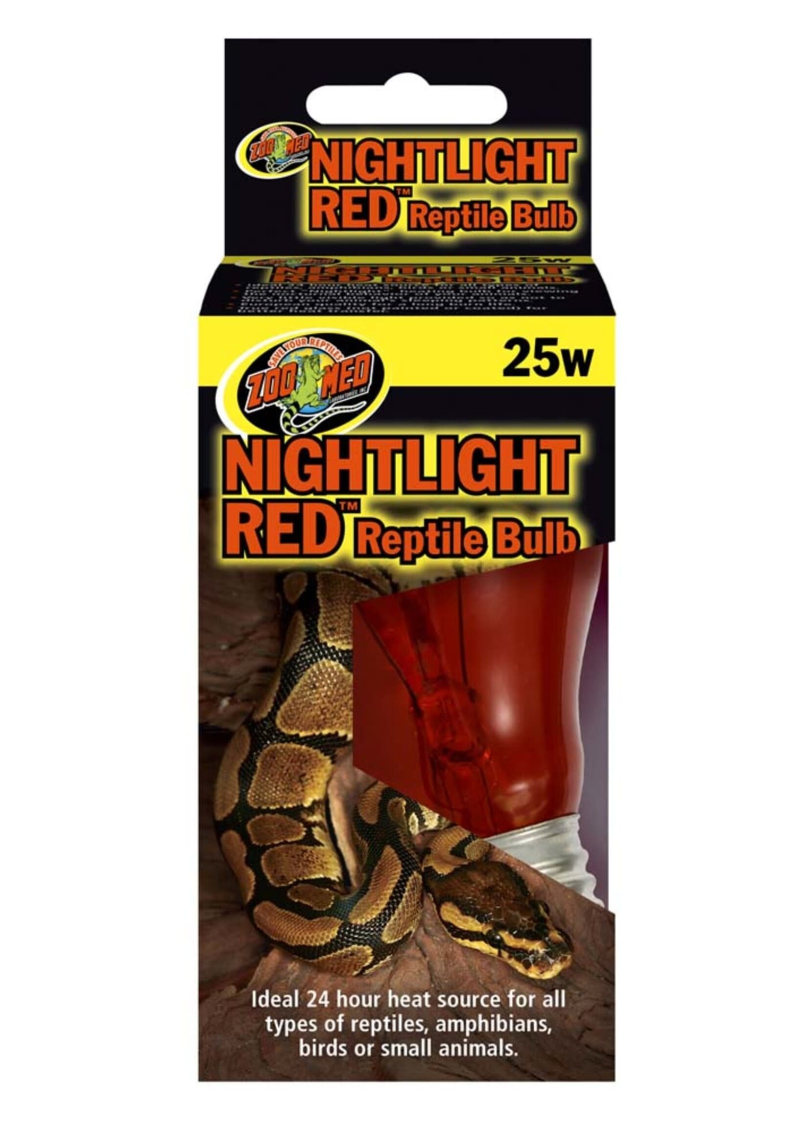 Zoo Med BULB NIGHTLIGHT RED 25 W