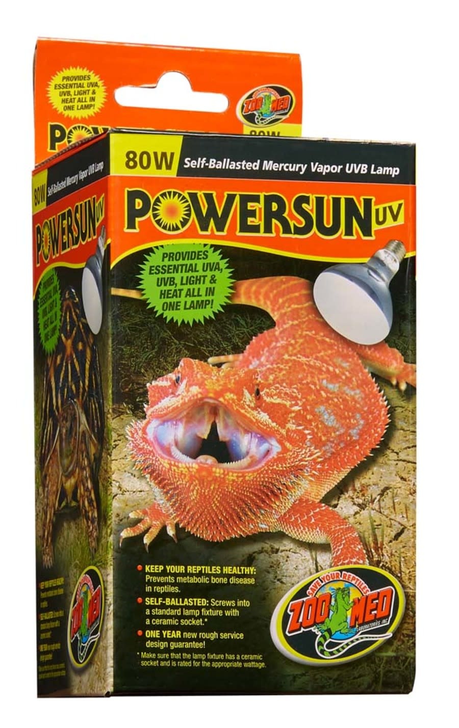ZOO MED BULB POWESUN UV 80 W - The Hidden Reef, Inc