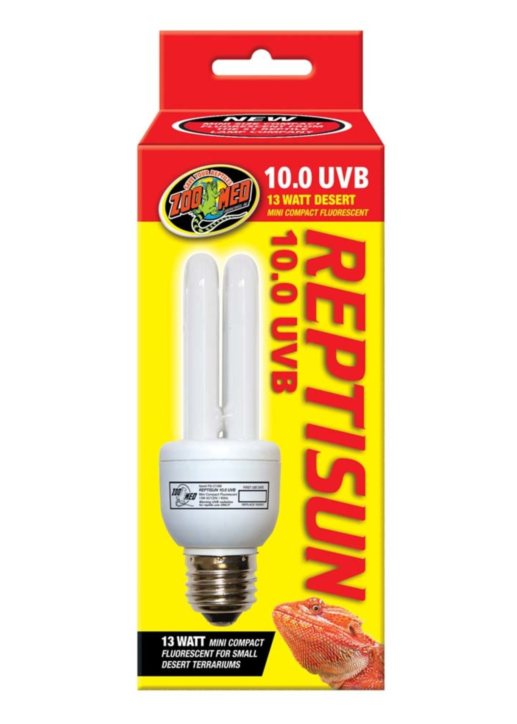 Zoo Med ZOO MED REPTISUN UVB BULB 10.0 MINI 13 WATT