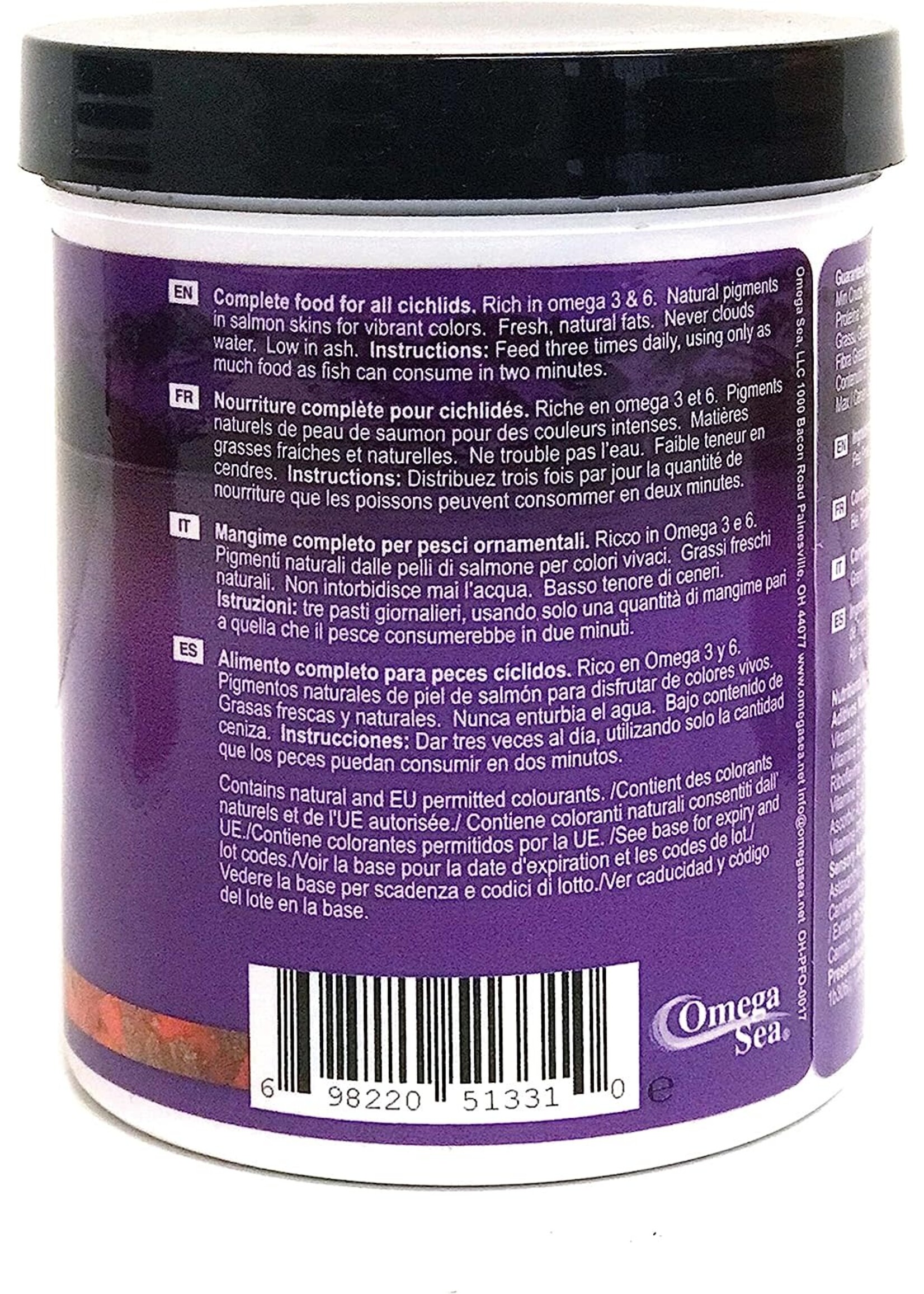 Omega Sea LTD CICHLID FLAKE 1OZ