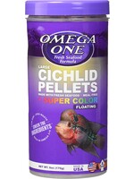 Omega One Aquatics CICHLID PELLETS LARGE 6 OZ