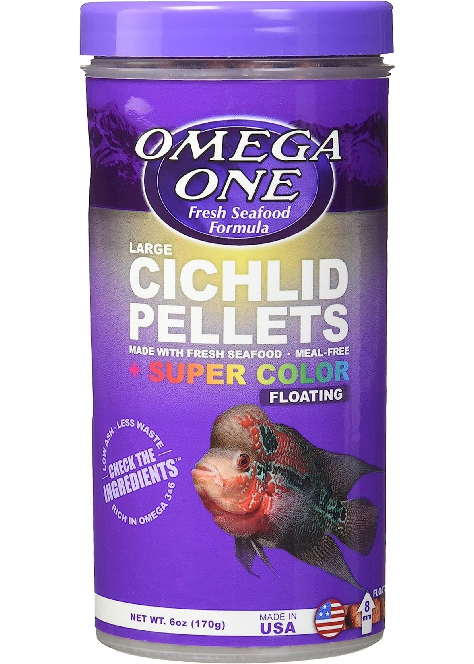 Omega Sea LTD CICHLID PELLETS LARGE 6 OZ