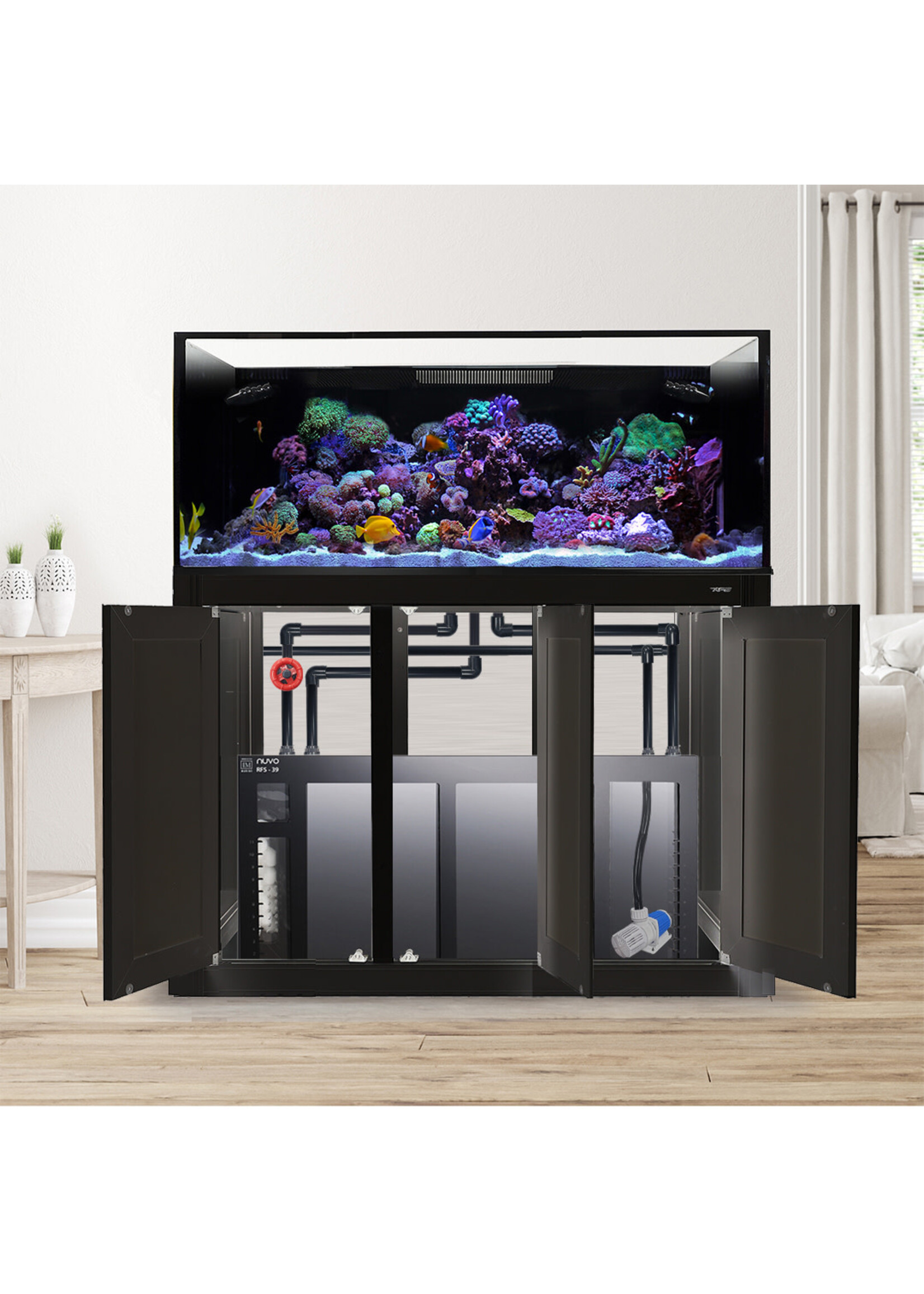 In Sump Protein Skimmers for Saltwater Aquariums up to 100 Gallons Fish  Tank, DC Pump with Controller