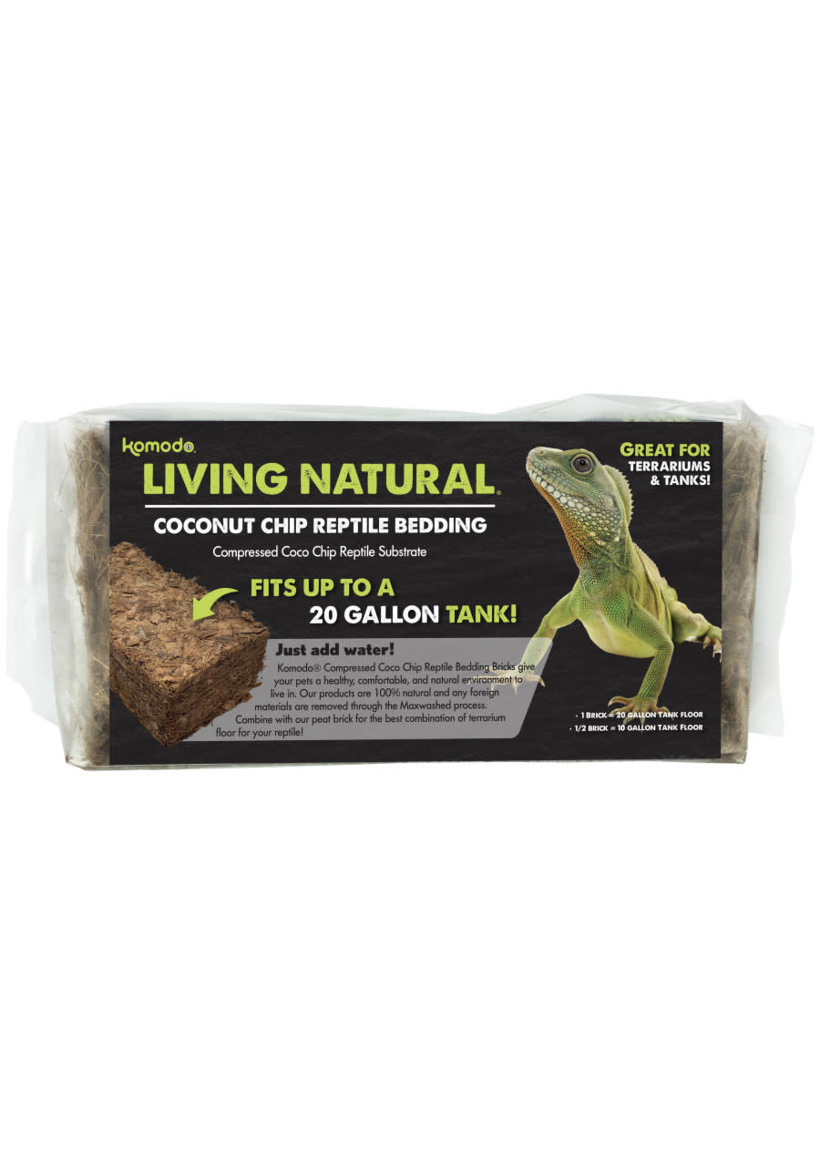 Komodo COCONUT CHIP REPTILE BEDDING BRICK