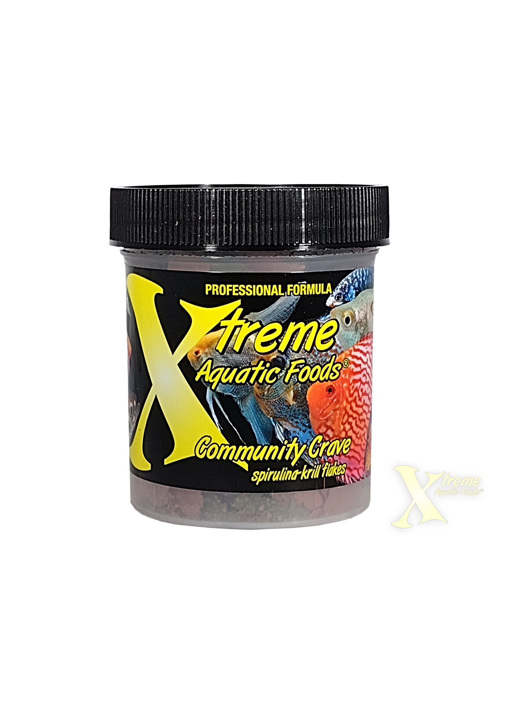 Xtreme Aquatics Food CRAVE KRILL/SPIRULINA FLAKES 98G