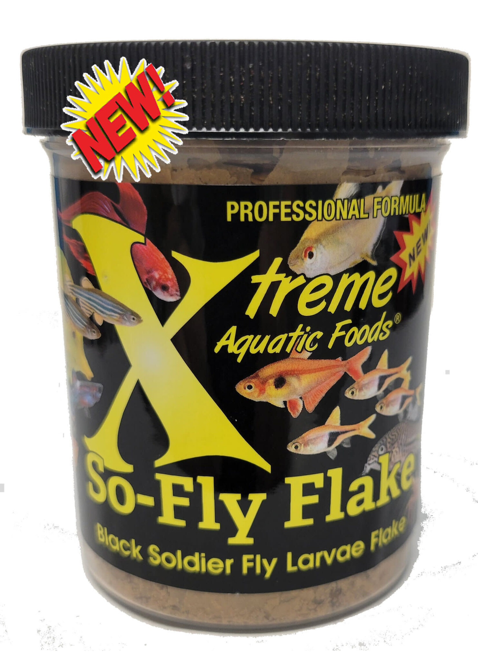 Xtreme Aquatics Food SOFLY BLACK SOLDIER FLY LARVAE FLAKE 1 OZ