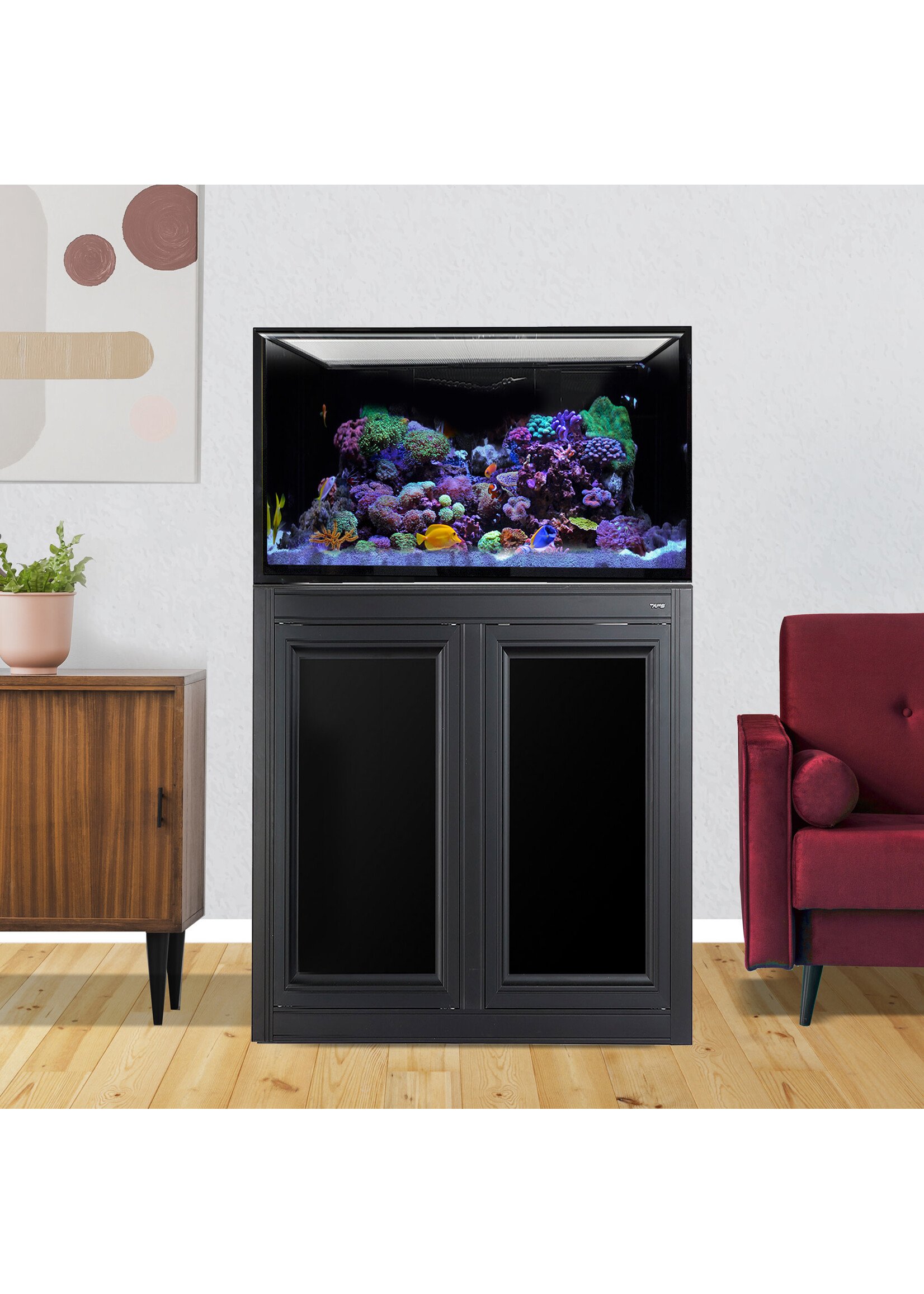 Innovative Marine INT 50 GALLON COMPLETE REEF SYSTEM BLACK