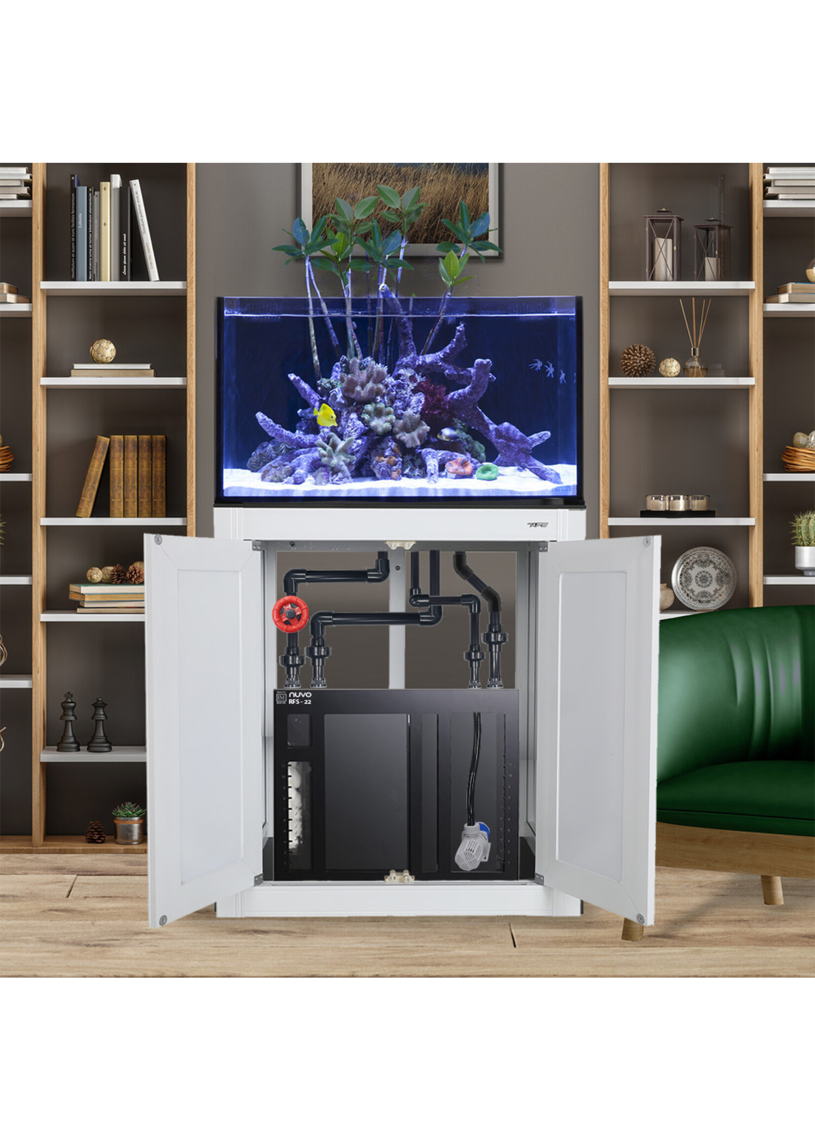 Innovative Marine INT 50 GALLON COMPLETE REEF SYSTEM WHITE