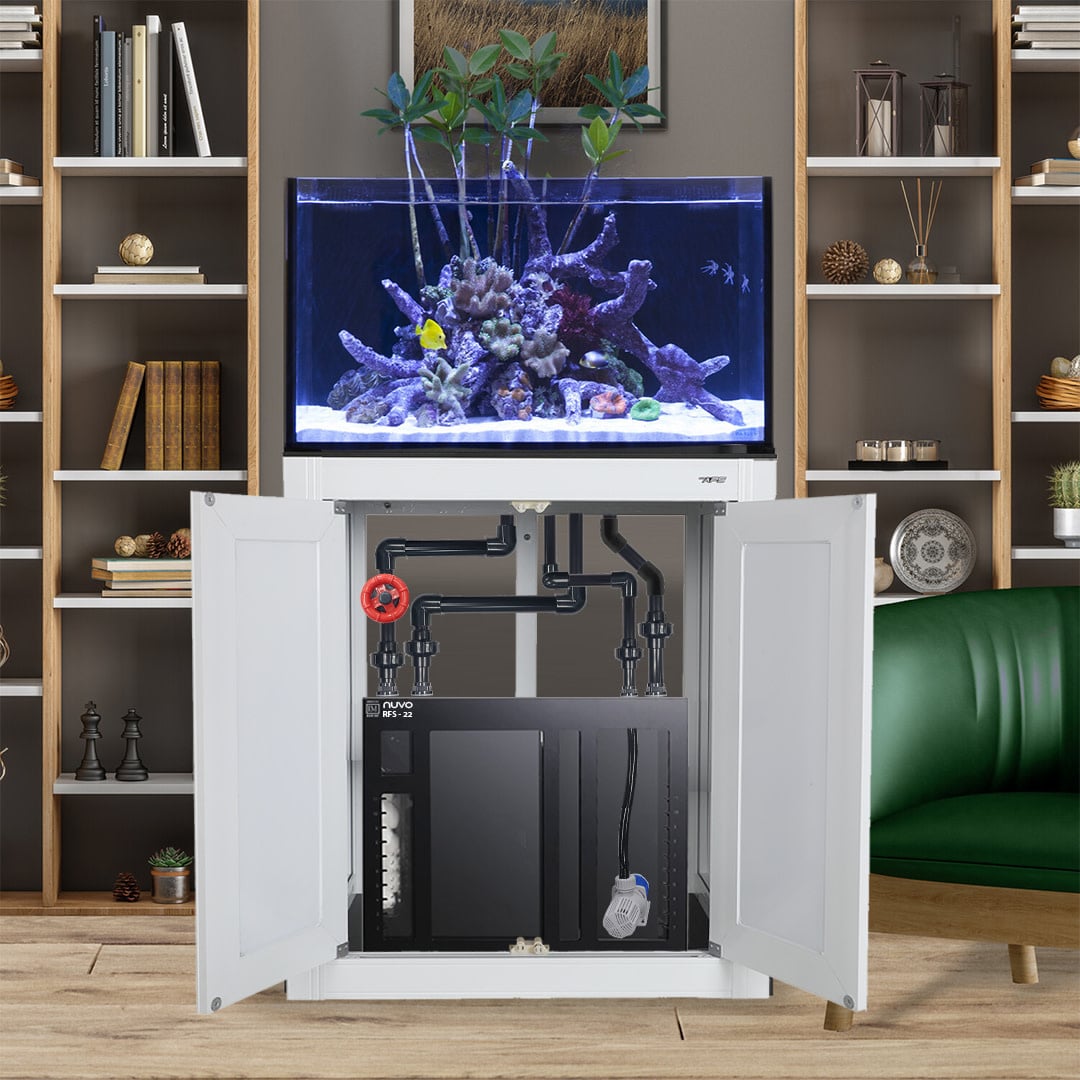 INT 50 GALLON COMPLETE REEF SYSTEM WHITE