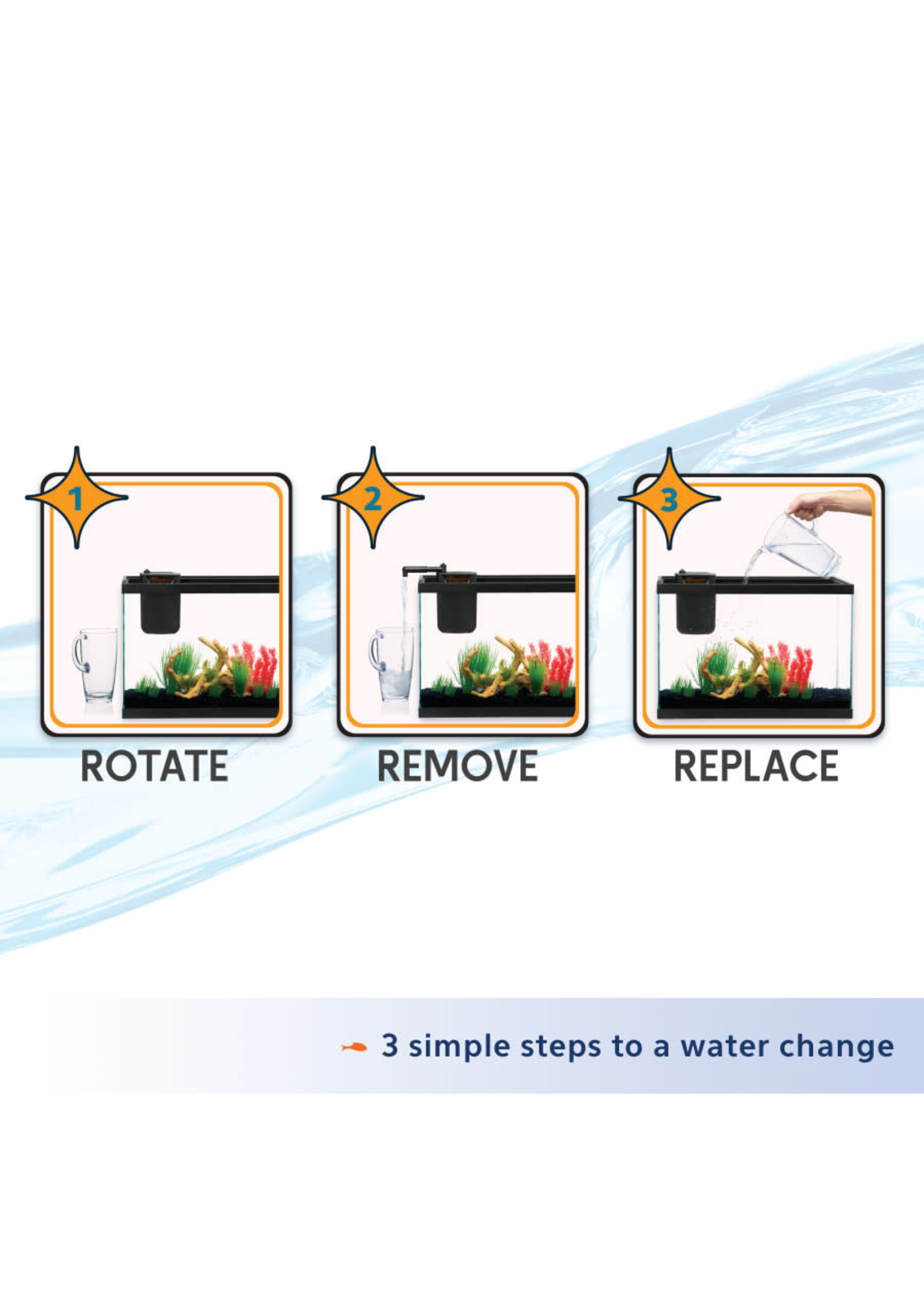 Aqueon QUITE FLOW INTERNAL FILTER WITH SMART CLEAN TECHNOLOGY 15 G