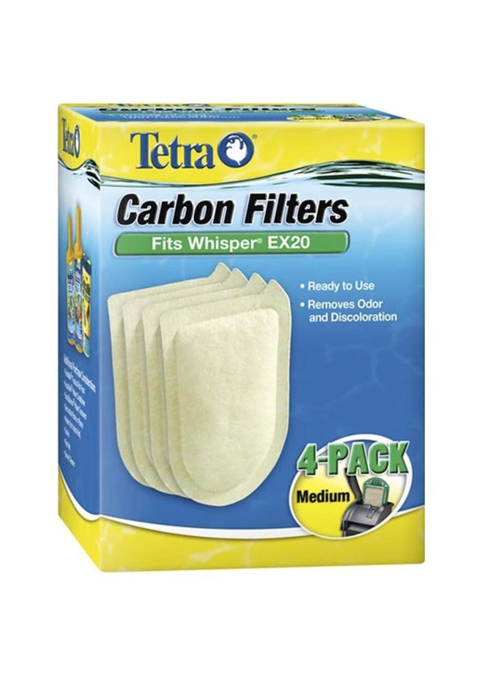 Tetra WHISPER EX CARBON FILTER M 4 PK