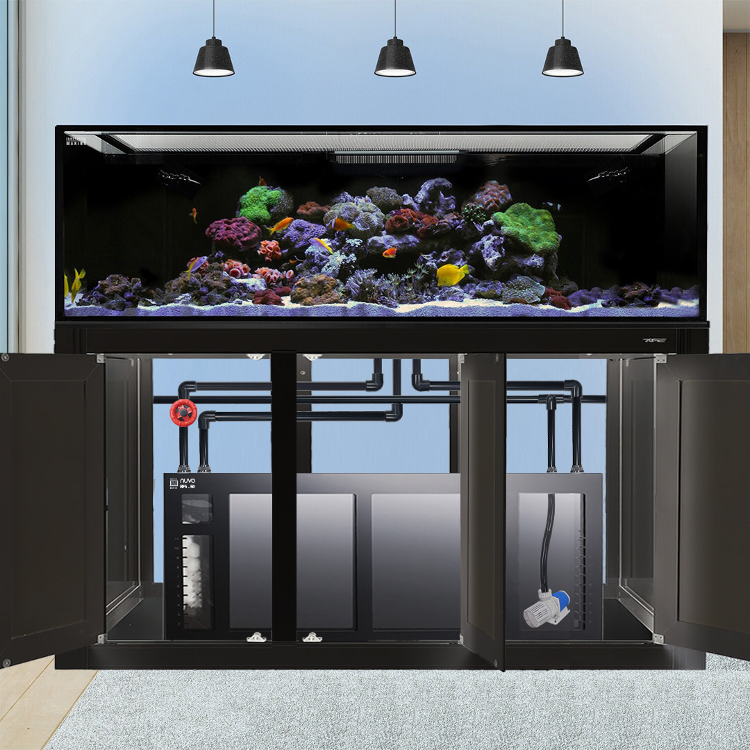 EXT 200 AQUARIUM COMPLETE REEF SYSTEM BLACK (MADE TO ORDER)