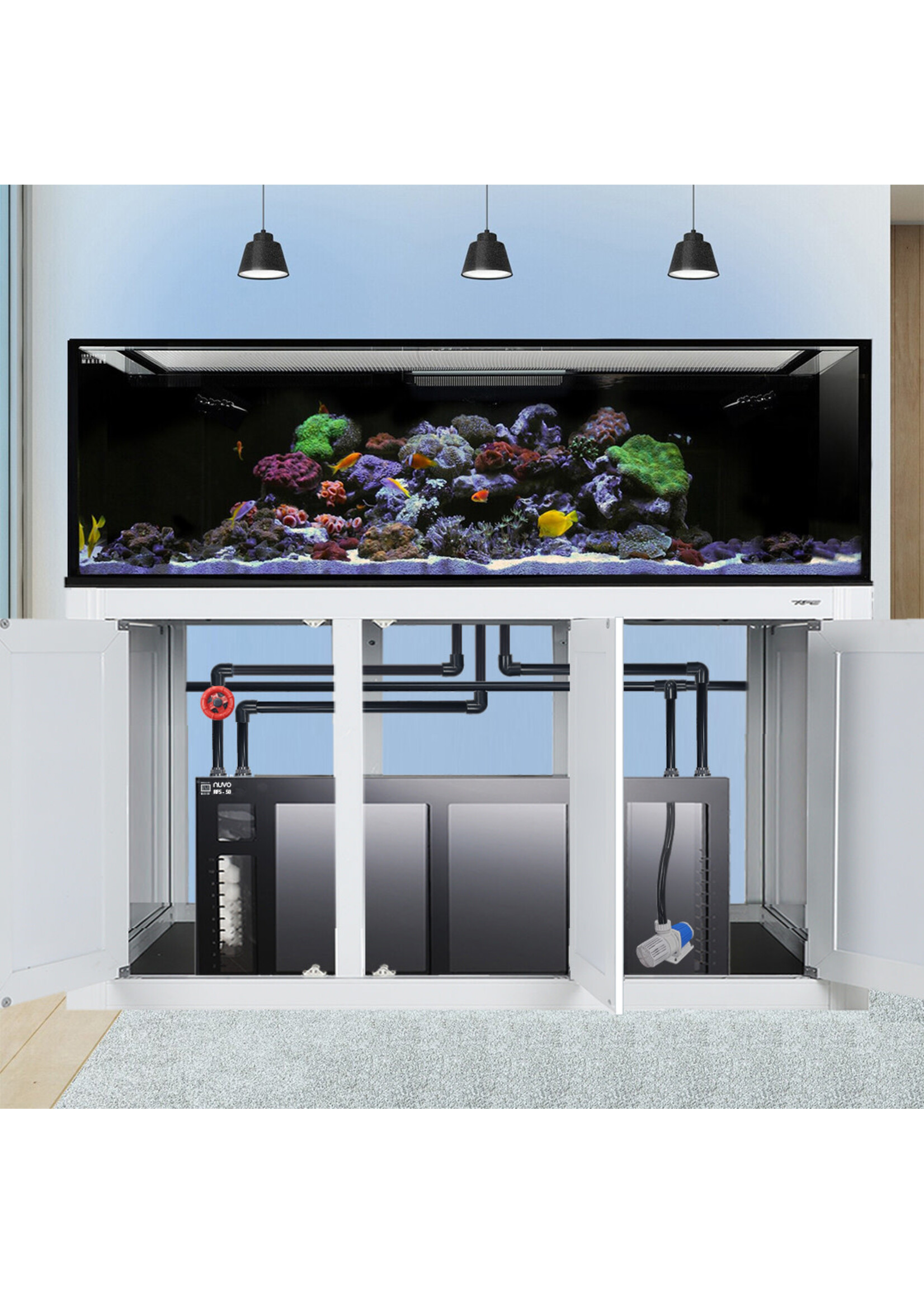 Innovative Marine EXT 200 AQUARIUM COMPLETE REEF SYSTEM WHITE (MADE TO ORDER)