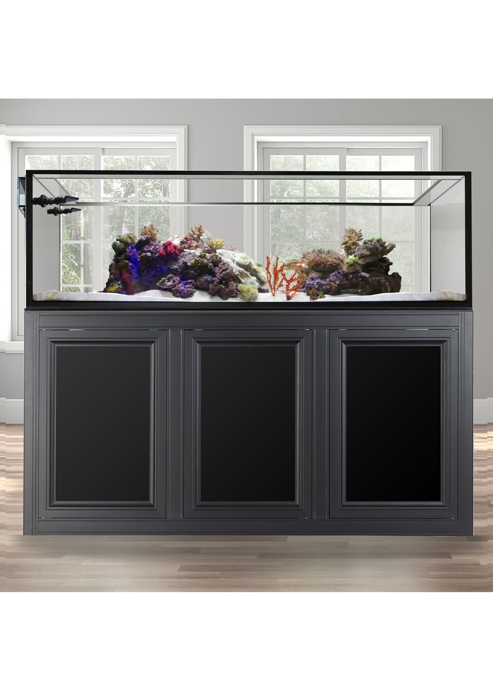 Innovative Marine EXT 200 PENINSULA AQUARIUM COMPLETE REEF SYSTEM BLACK (MADE TO ORDER)