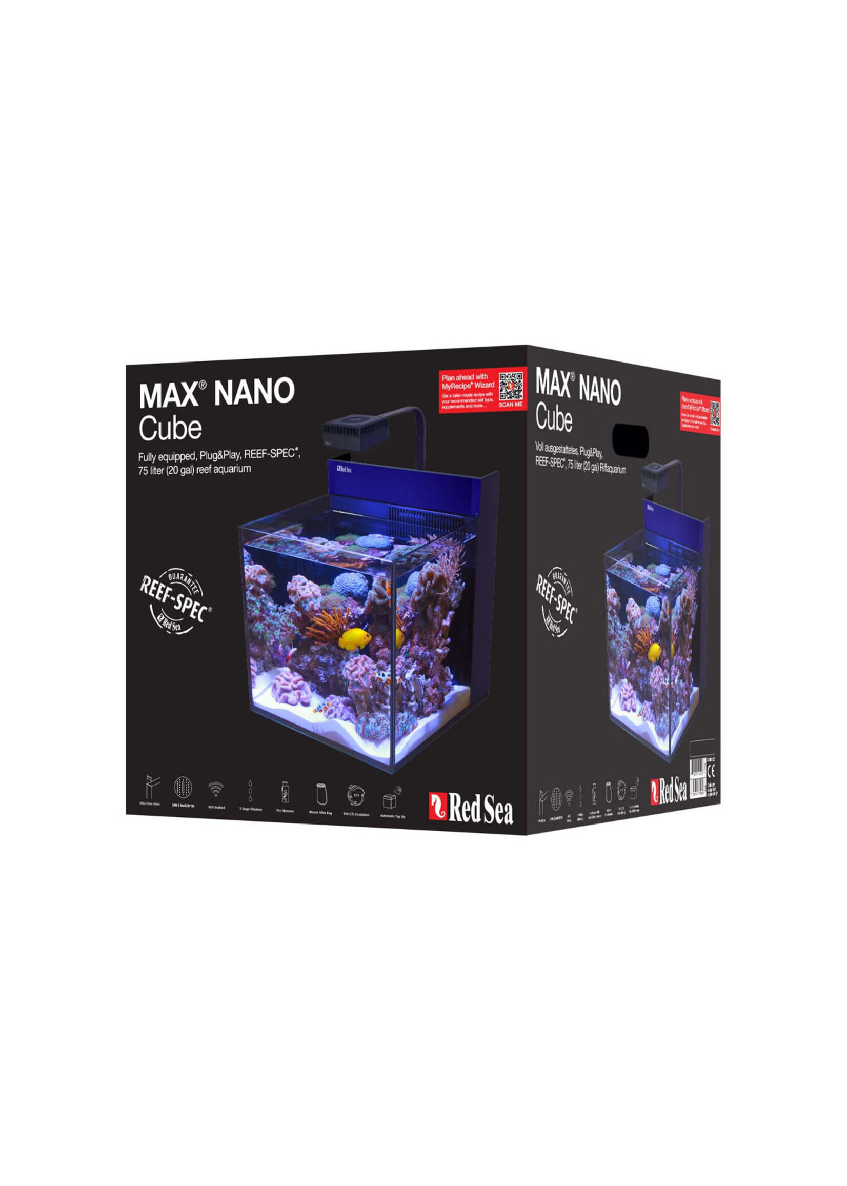 Red Sea MAX NANO 20 G TANK & WHITE STAND W REEF LED 50