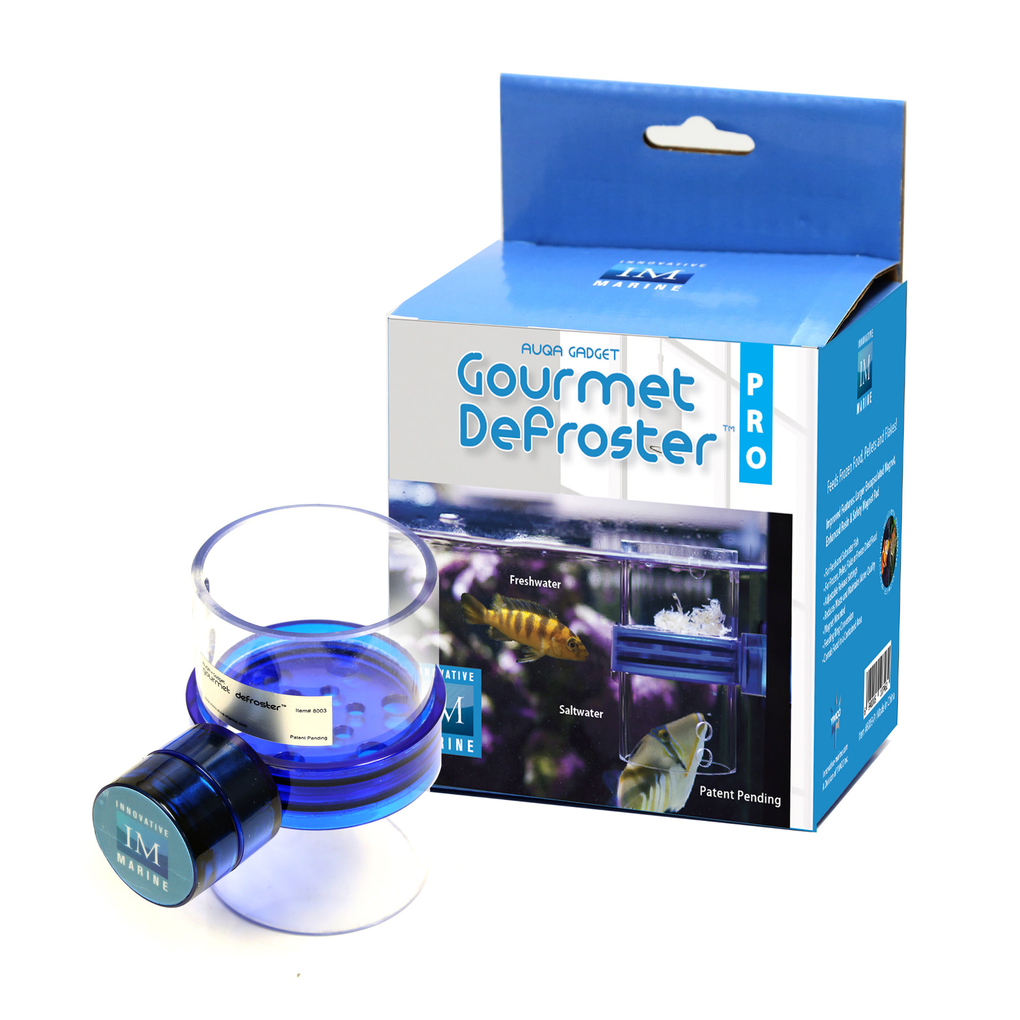 GOURMET DEFROSTER PRO MAGNETIC FROZEN FISH FOOD FEEDER