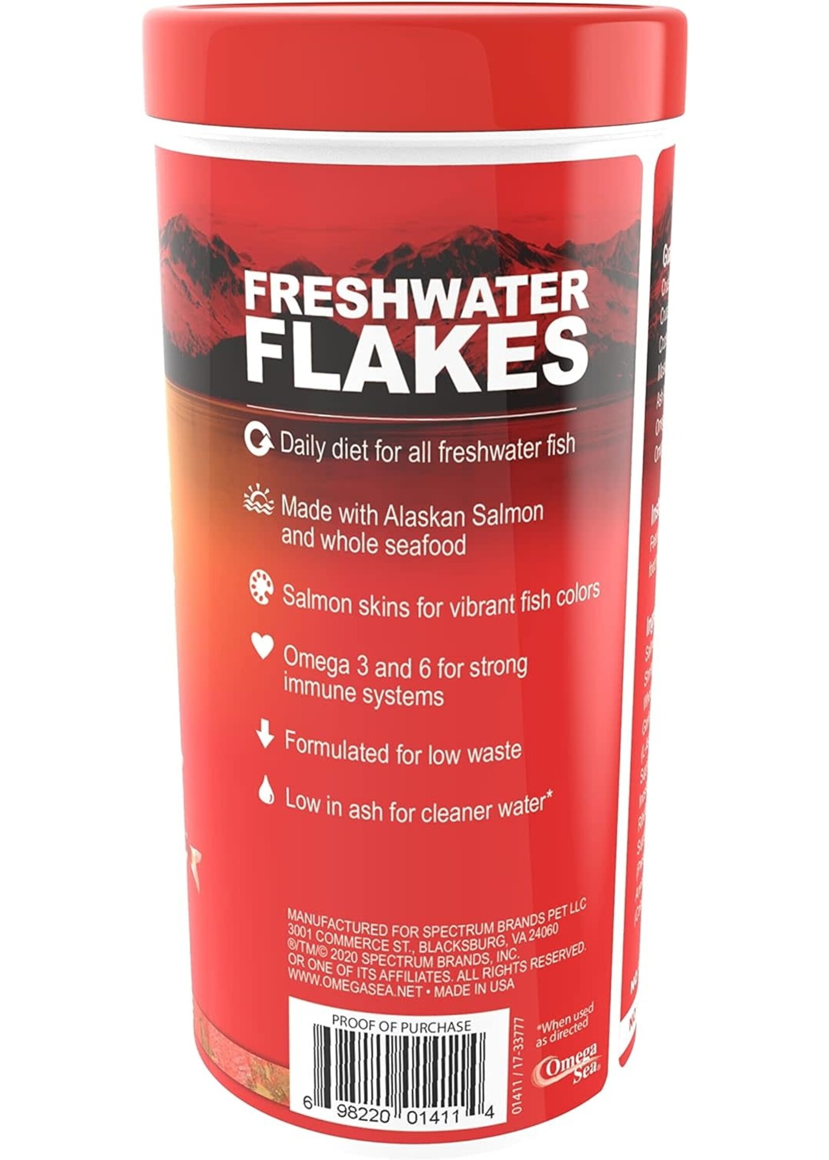 Omega Sea LTD FRESHWATER FLAKE 2.2 OZ