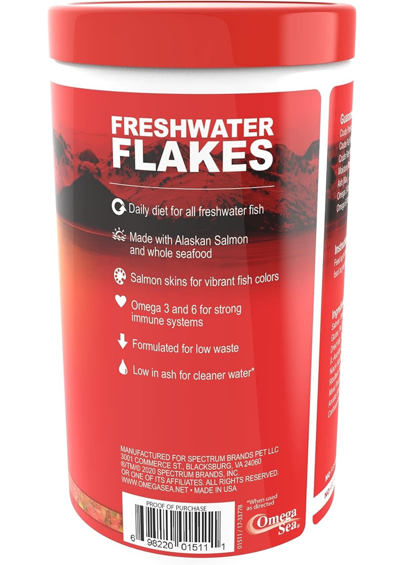 Omega Sea LTD FRESHWATER FLAKE 5.3 OZ