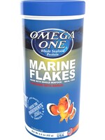 Omega One Aquatics GARLIC MARINE FLAKE 2.2 OZ