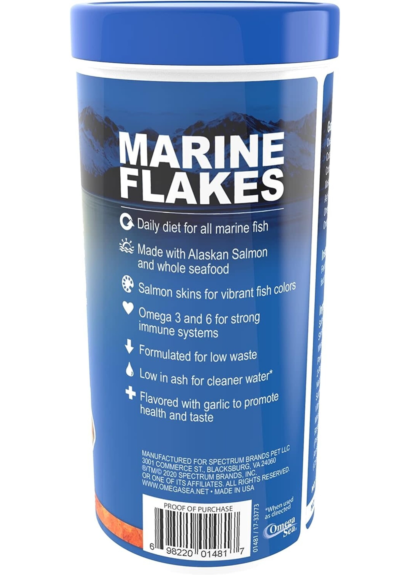 Omega Sea LTD GARLIC MARINE FLAKE 2.2 OZ