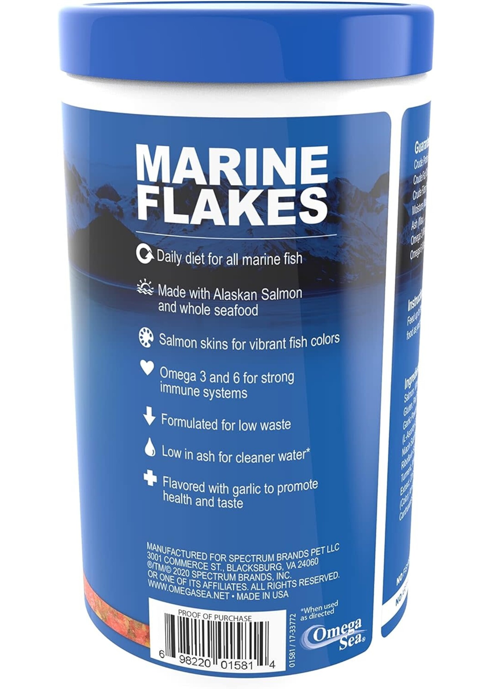 Omega Sea LTD GARLIC MARINE FLAKE 5.3 OZ