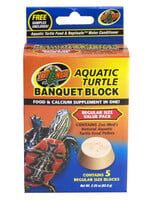 Zoo Med AQUATIC TURTLE BANQUET BLOCK 5 PK