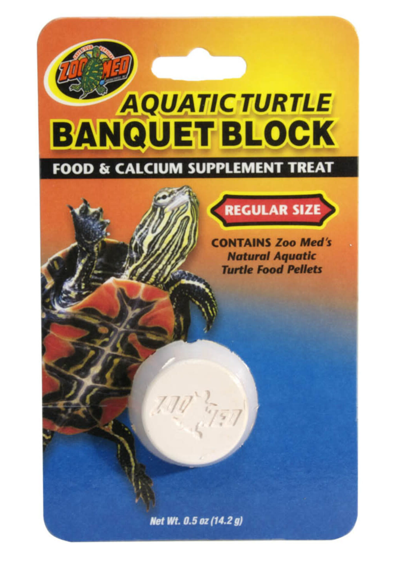 Zoo Med AQUATIC TURTLE BANQUET BLOCK REGULAR