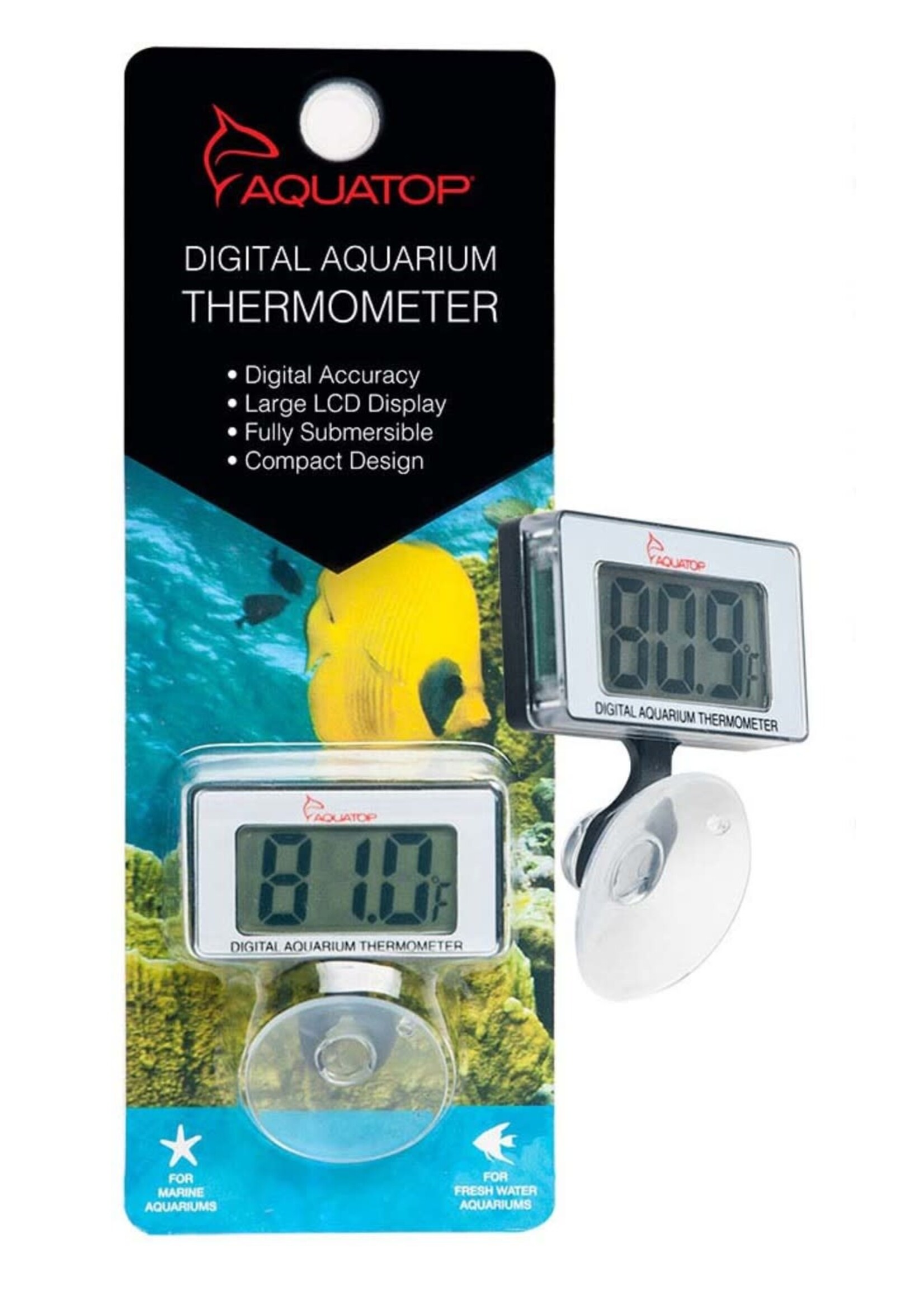 Aquatop SUBMERSIBLE DIGITAL THERMOMETER W SUCTION CUP