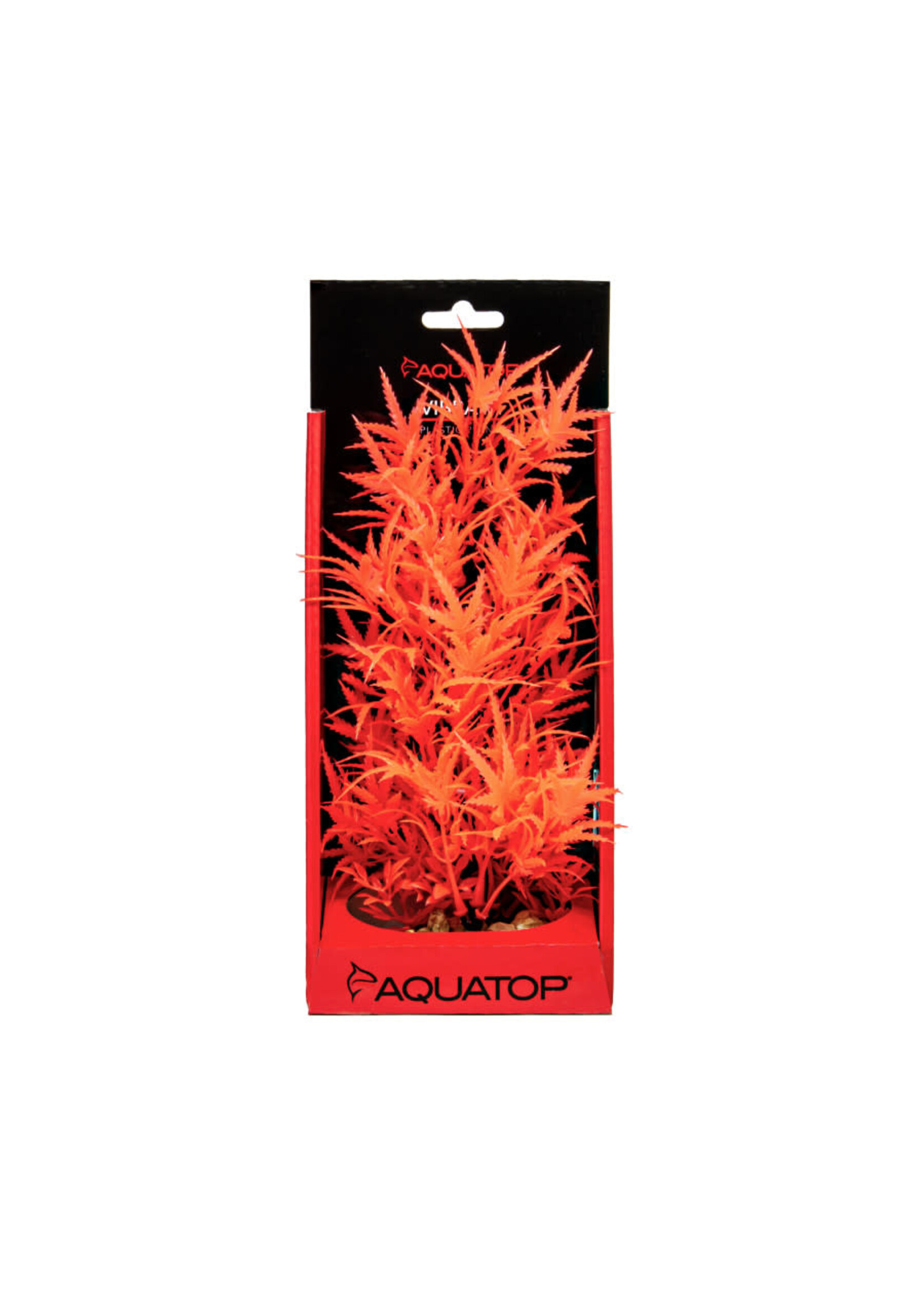 Aquatop VIBRANT FLUORESCENT CANNABIS RED PLANT 10"