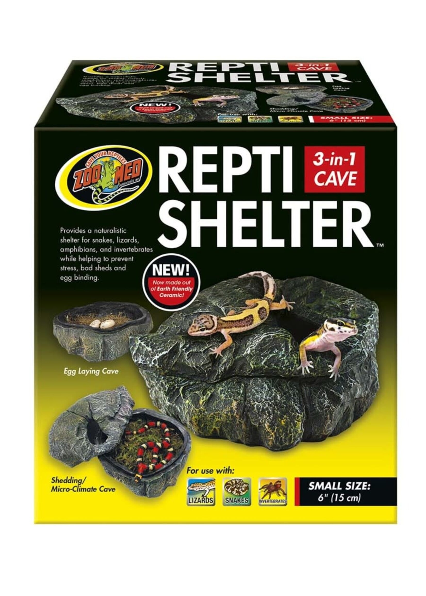 Zoo Med REPTI SHELTER 3IN1 CAVE SM