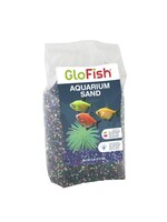 GloFish GRAVEL GLOFISH SAND BLACK W HIGHTLIGHTS 5 LB