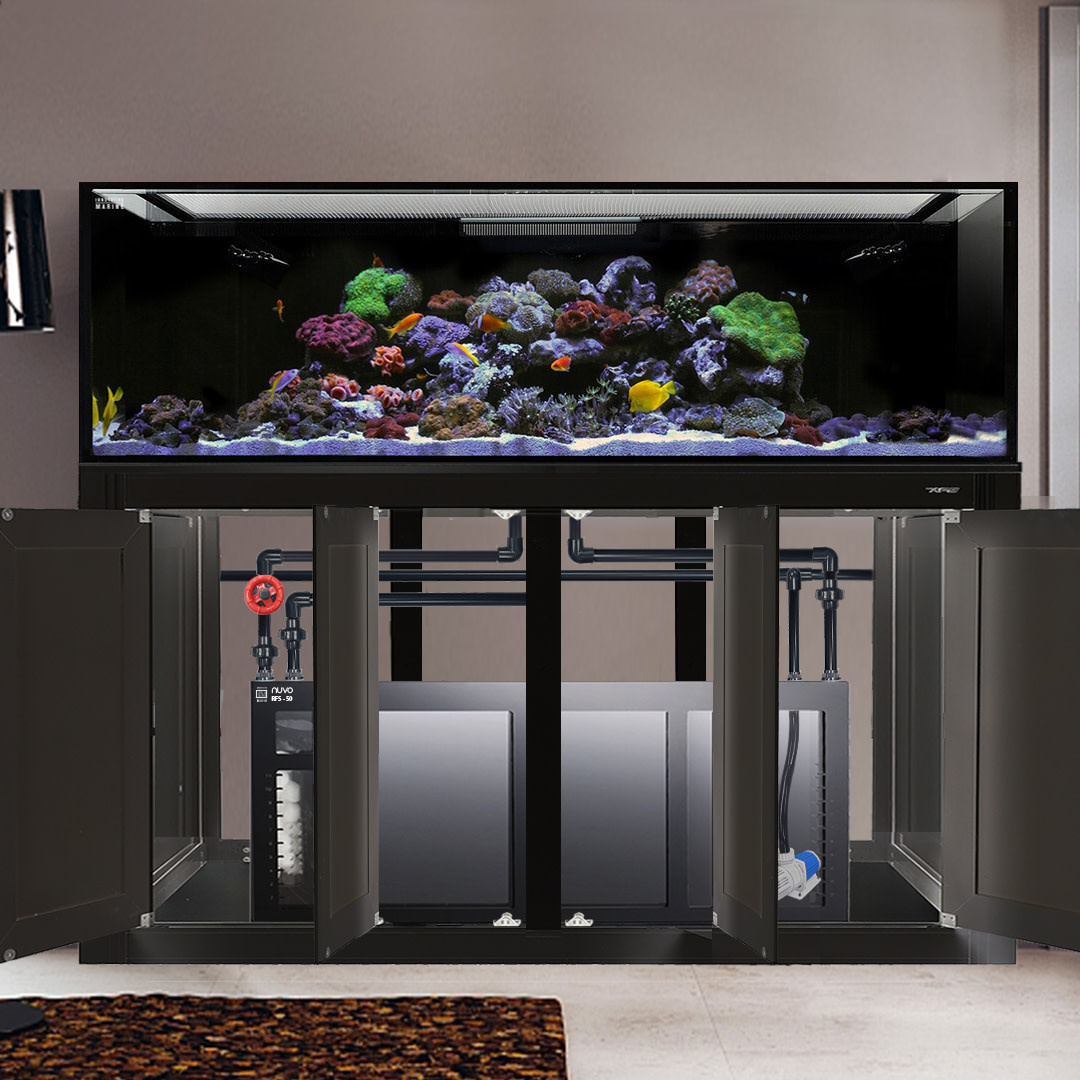EXT 240 AQUARIUM COMPLETE REEF SYSTEM BLACK (MADE TO ORDER)