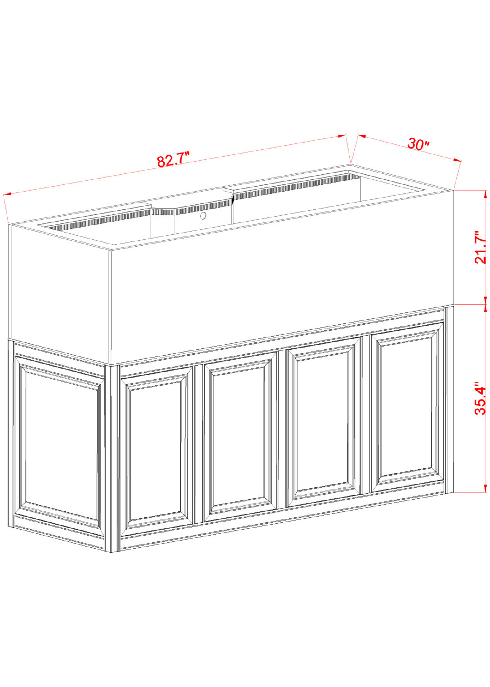 Innovative Marine INT 240 AQUARIUM COMPLETE REEF SYSTEM BLACK (MADE TO ORDER)