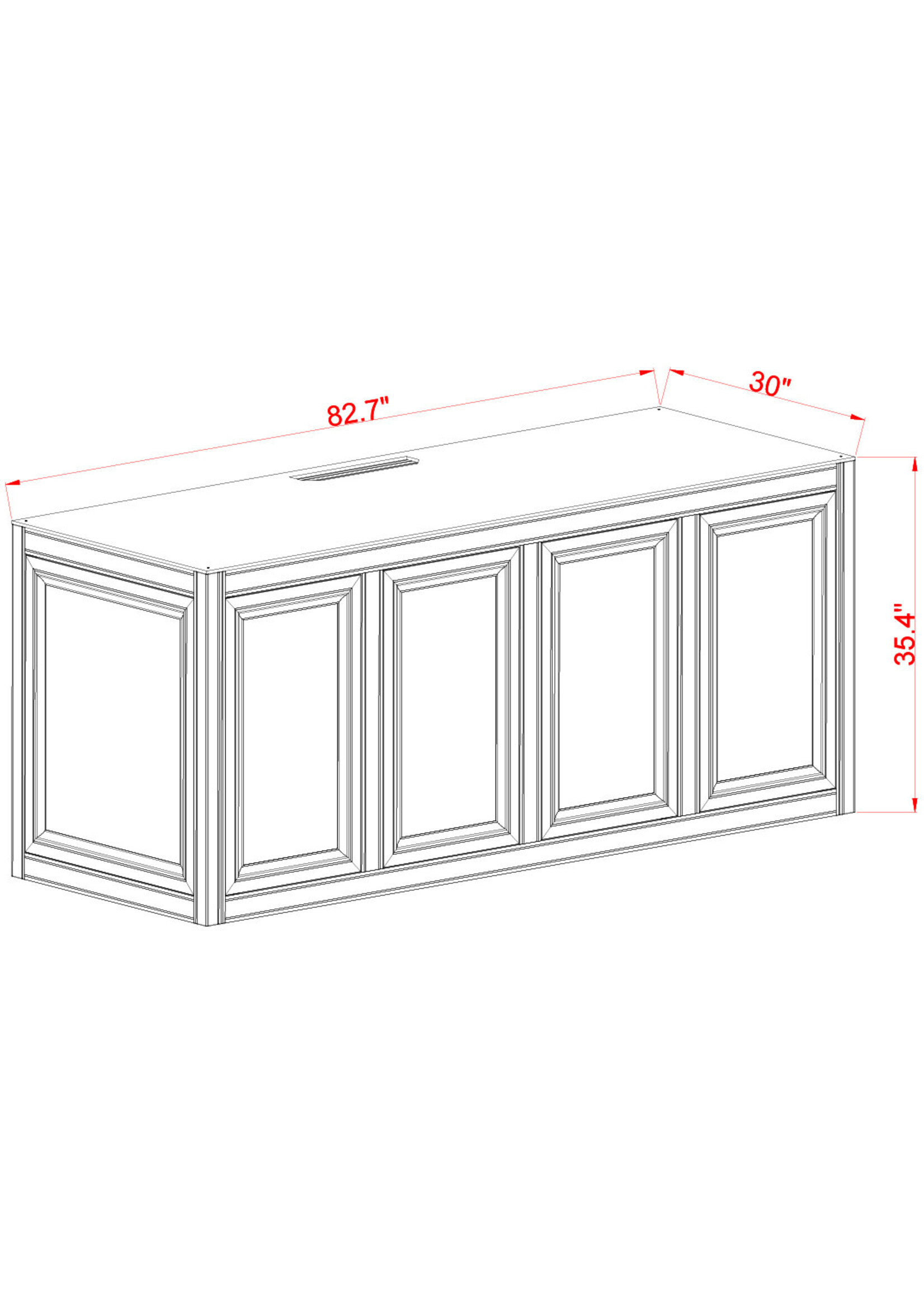 Innovative Marine INT 240 AQUARIUM W APS STAND WHITE (MADE TO ORDER)