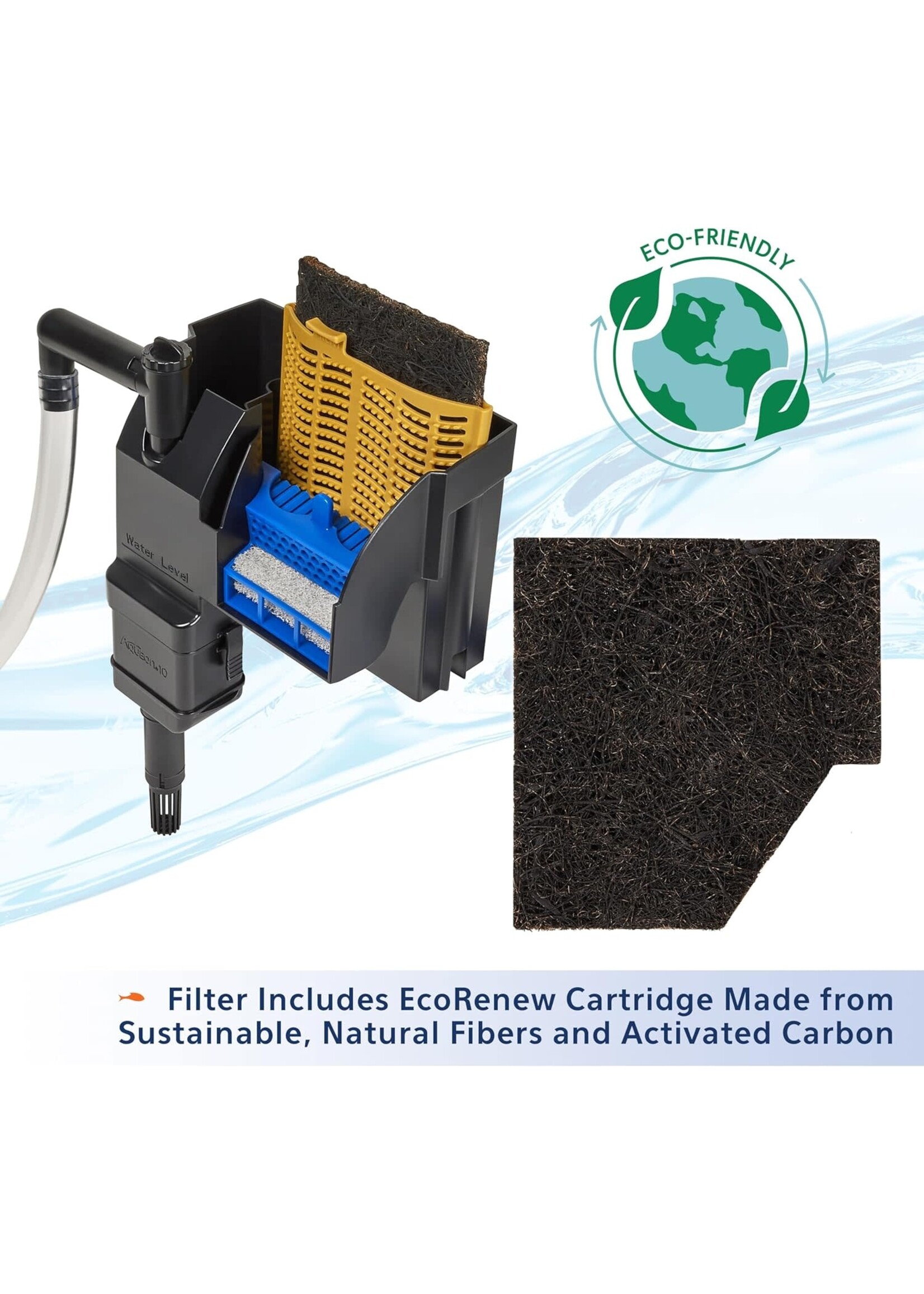 Aqueon SMART CLEAN POWER FILTER W/ ECO RENEW CARTRIDGE 30-50 G