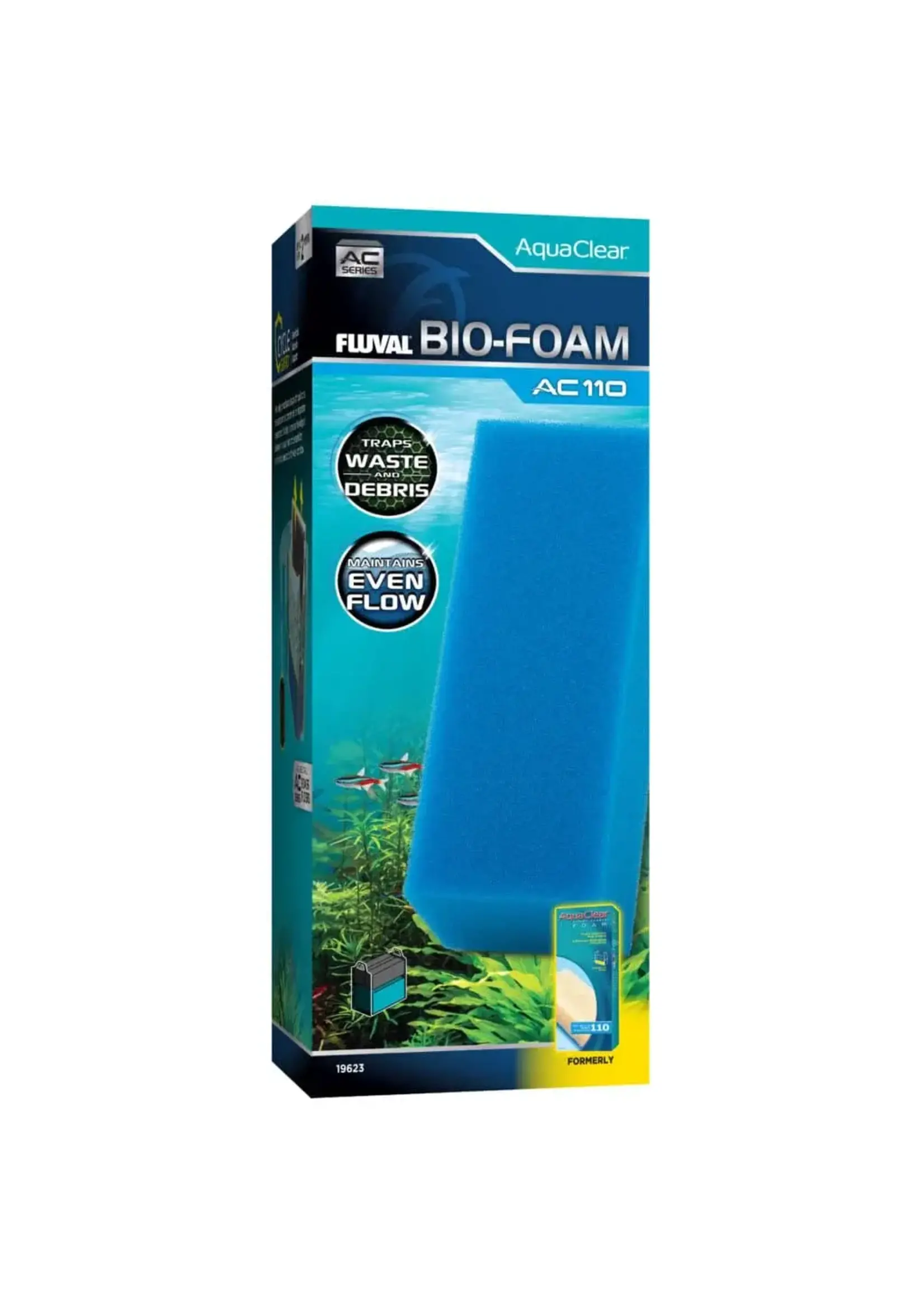 Fluval AC110 FOAM FILTER INSERT BLUE 30PPI 1PK